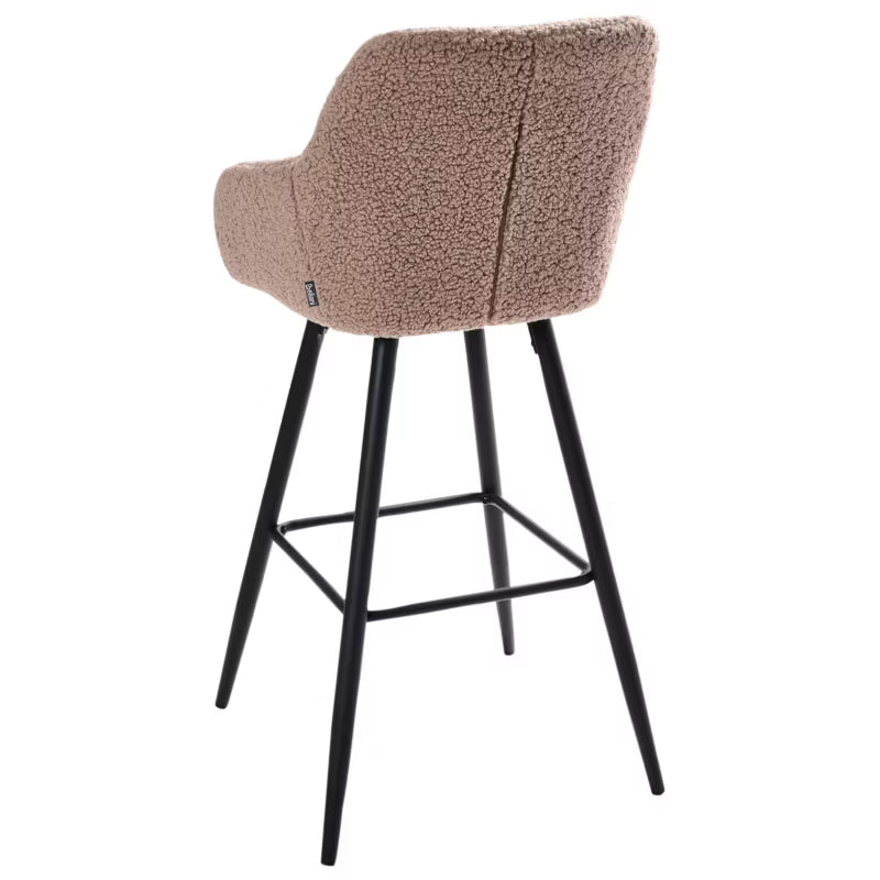 Barstol Sæt Casmalia Bouclé 50x54x103 cm 2 Stk.