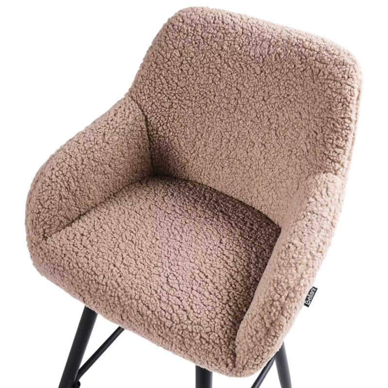 Barstol Sæt Casmalia Bouclé 50x54x103 cm 2 Stk.
