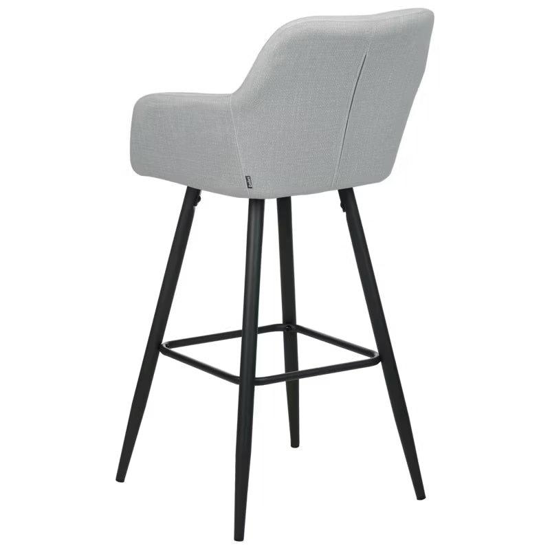 Barstol Sæt Casmalia Velour 50x54x103 cm
