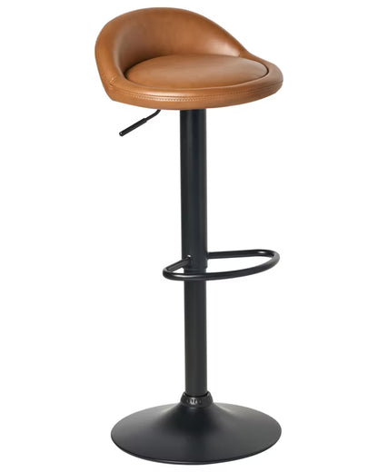Barstol Sæt Meeder 38x40 cm Brun Kunstlæder 2 Stk