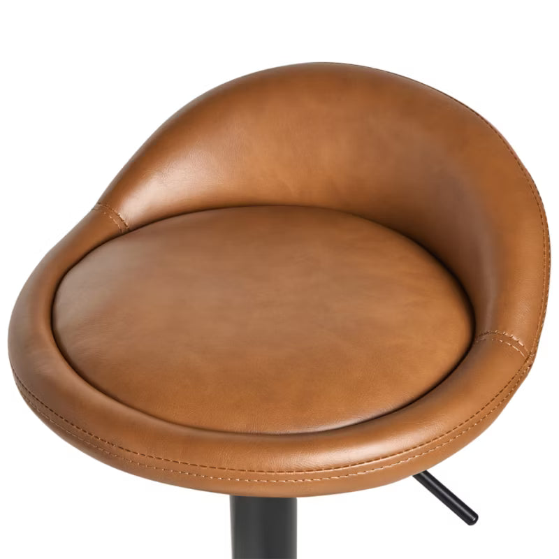 Barstol Sæt Meeder 38x40 cm Brun Kunstlæder 2 Stk