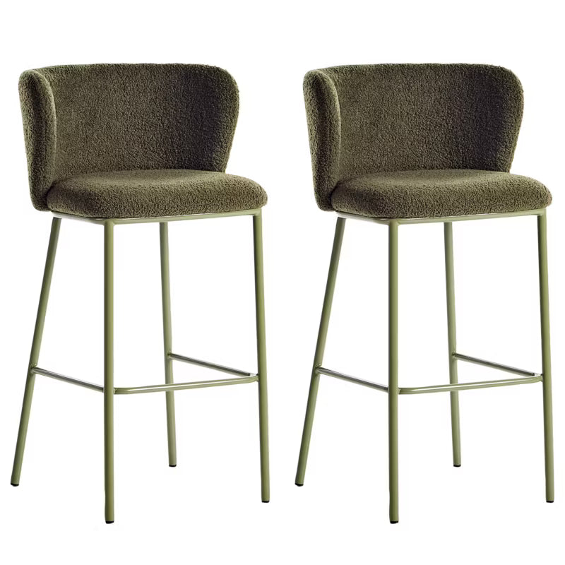 Barstol Sæt Mina II 52x46x98 cm Grøn 2 Stk