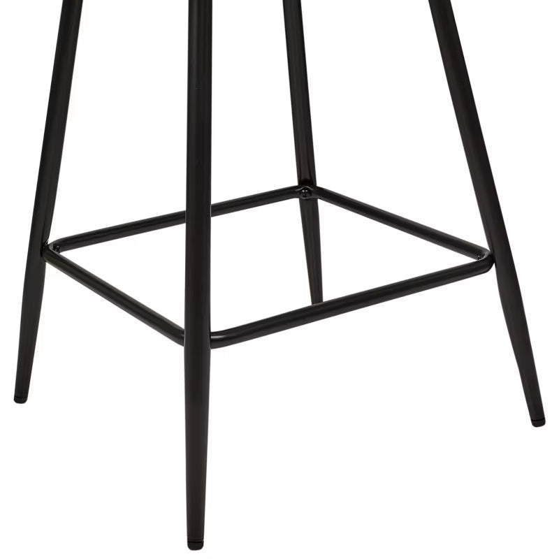 Barstol Sanilac 51x44x91 cm Hvid Velour 2 Stk