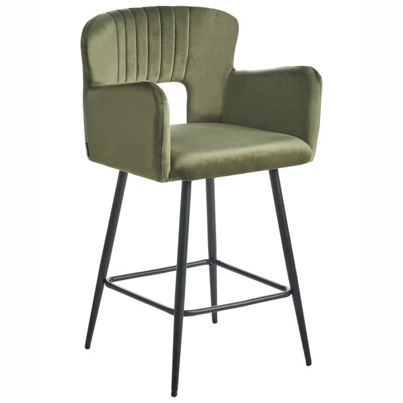 Barstol Sanilac 53x51 cm Velour 2 Stk
