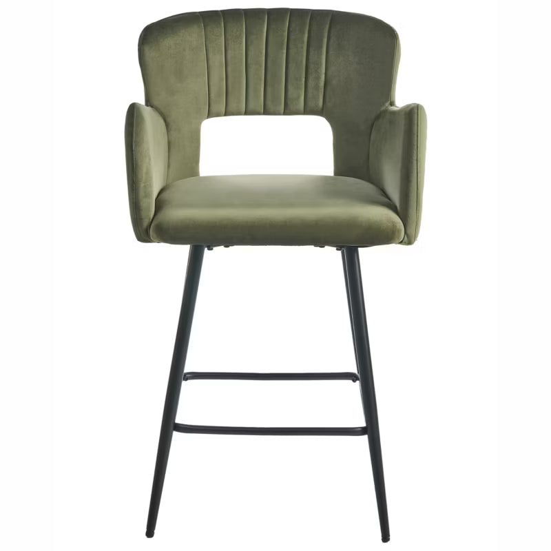 Barstol Sanilac 53x51 cm Velour 2 Stk