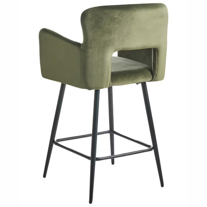 Barstol Sanilac 53x51 cm Velour 2 Stk
