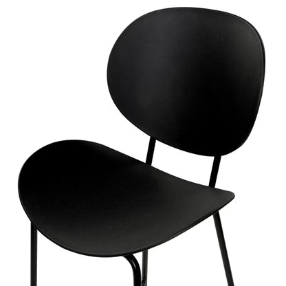 Barstol Shonto 52x48x116 cm Sort 2 Stk