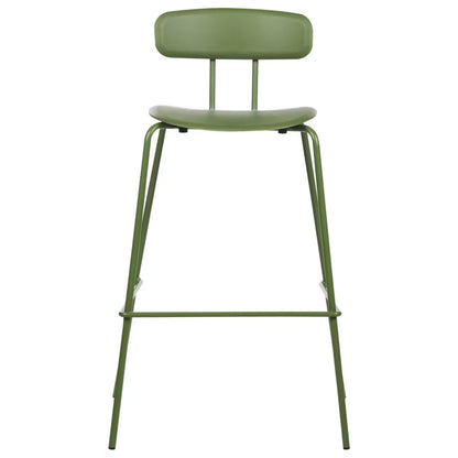 Barstol Sibley 53x52x95 cm Grøn 2 Stk.