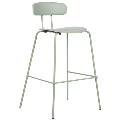Barstol Sibley 53x52x95 cm Lysegrøn 2 Stk