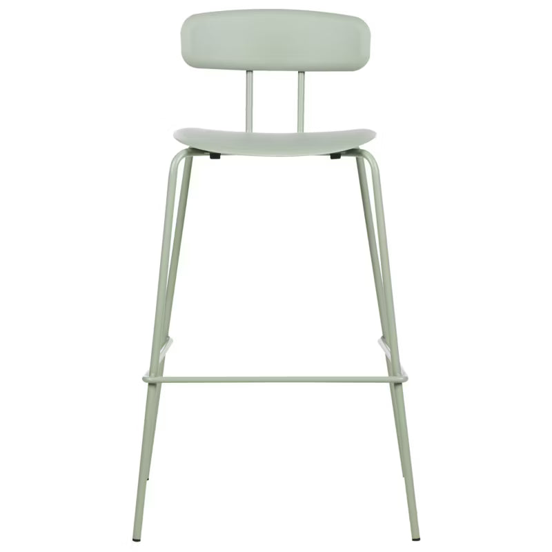 Barstol Sibley 53x52x95 cm Lysegrøn 2 Stk