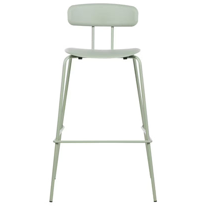 Barstol Sibley 53x52x95 cm Lysegrøn 2 Stk