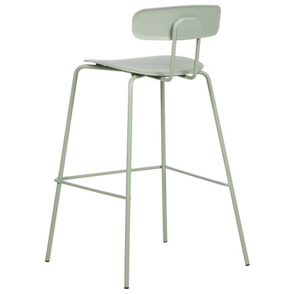 Barstol Sibley 53x52x95 cm Lysegrøn 2 Stk
