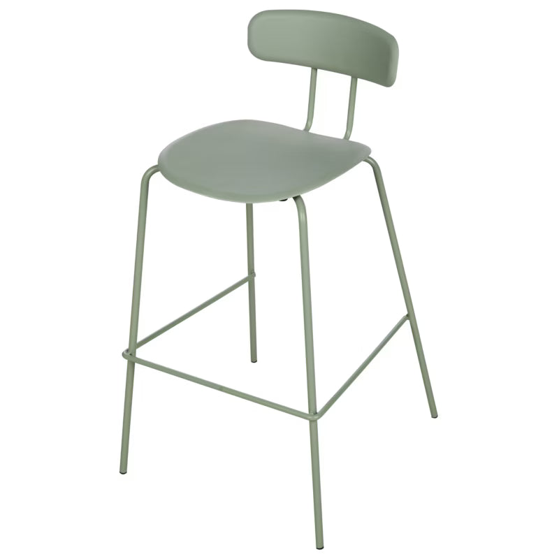 Barstol Sibley 53x52x95 cm Lysegrøn 2 Stk