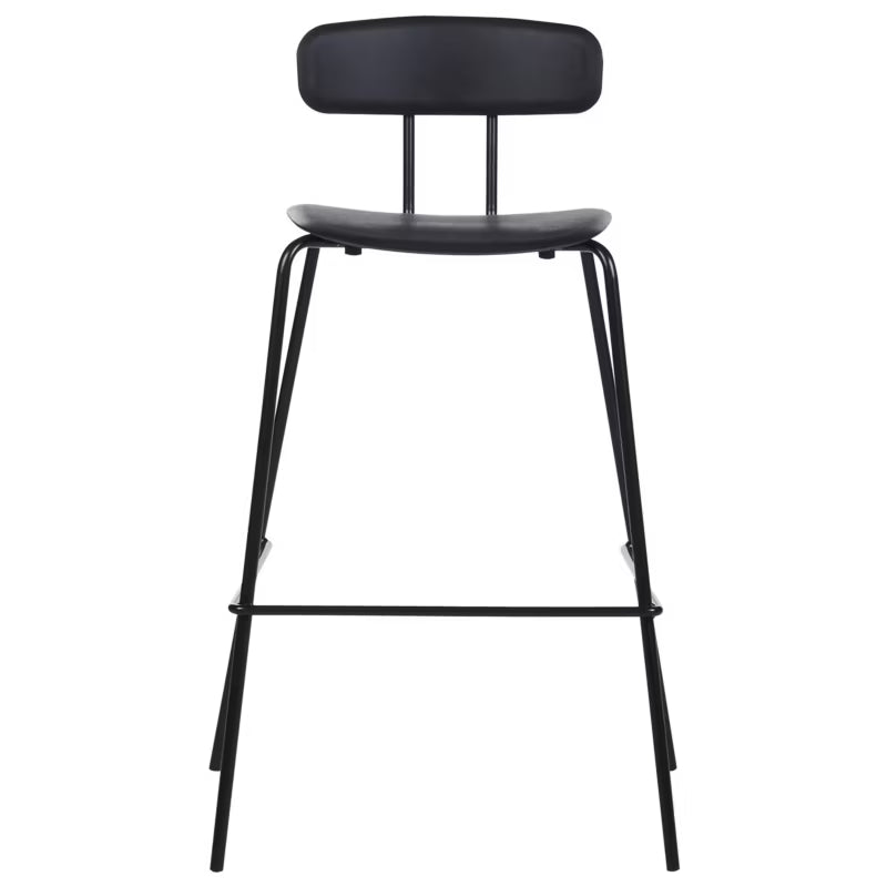 Barstol Sibley 53x52x95 cm Sort Sæt af 2