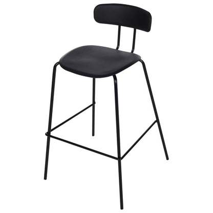Barstol Sibley 53x52x95 cm Sort Sæt af 2