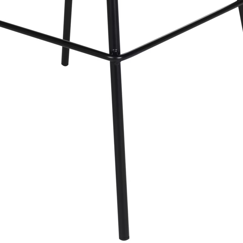 Barstol Sibley 53x52x95 cm Sort Sæt af 2