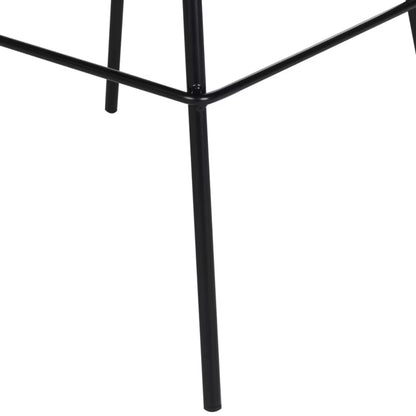 Barstol Sibley 53x52x95 cm Sort Sæt af 2