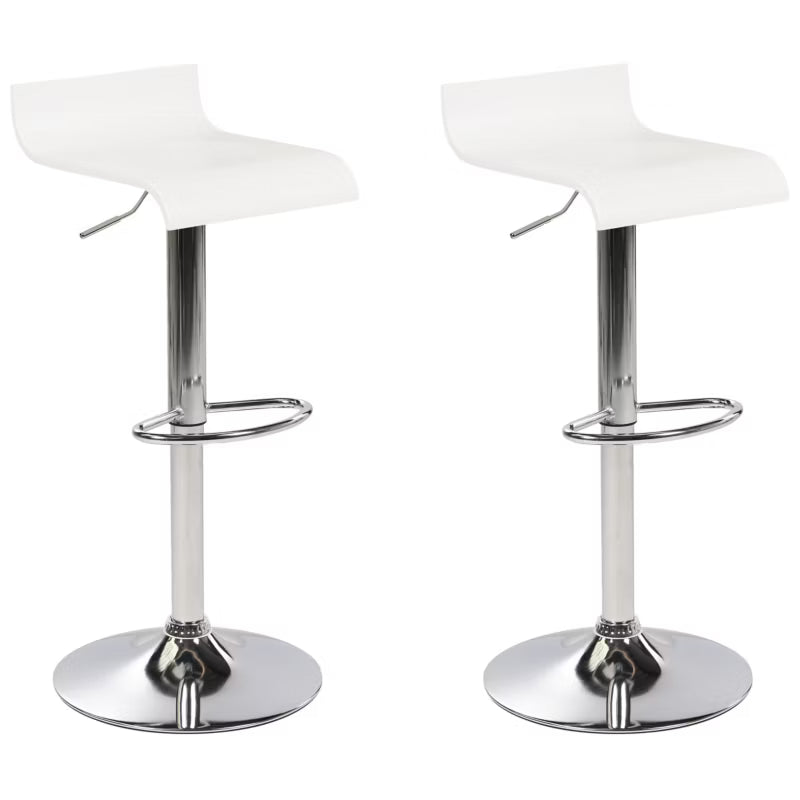 Barstol Valencia 42x42 cm Hvid 2 Stk