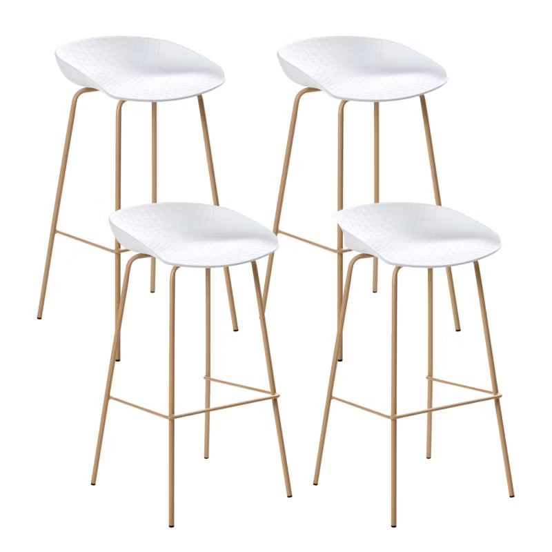 Barstol Venlo 43x44x84 cm Hvid 4 Stk.