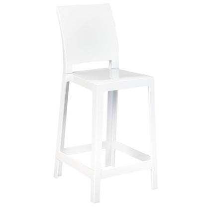 Barstol Wellington 41x48x99 cm Hvid 2 Stk