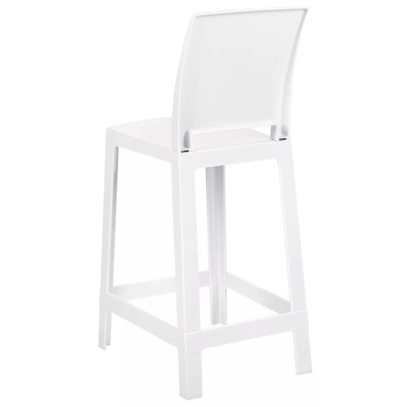 Barstol Wellington 41x48x99 cm Hvid 2 Stk