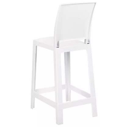 Barstol Wellington 41x48x99 cm Hvid 2 Stk