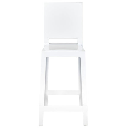 Barstol Wellington 41x48x99 cm Hvid 2 Stk