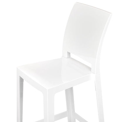 Barstol Wellington 41x48x99 cm Hvid 2 Stk