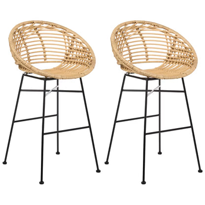 Barstol Windom Rattan Natur 2 Stk
