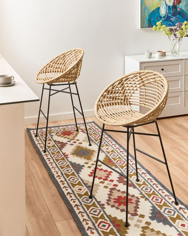 Barstol Windom Rattan Natur 2 Stk
