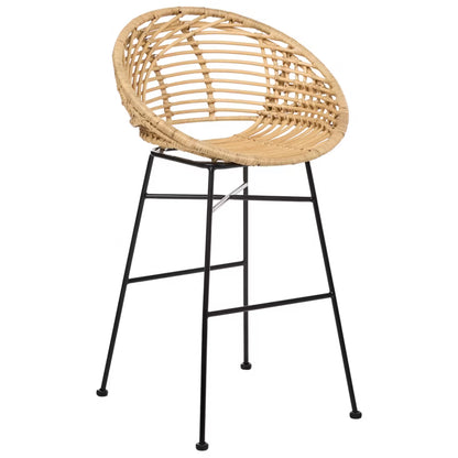 Barstol Windom Rattan Natur 2 Stk