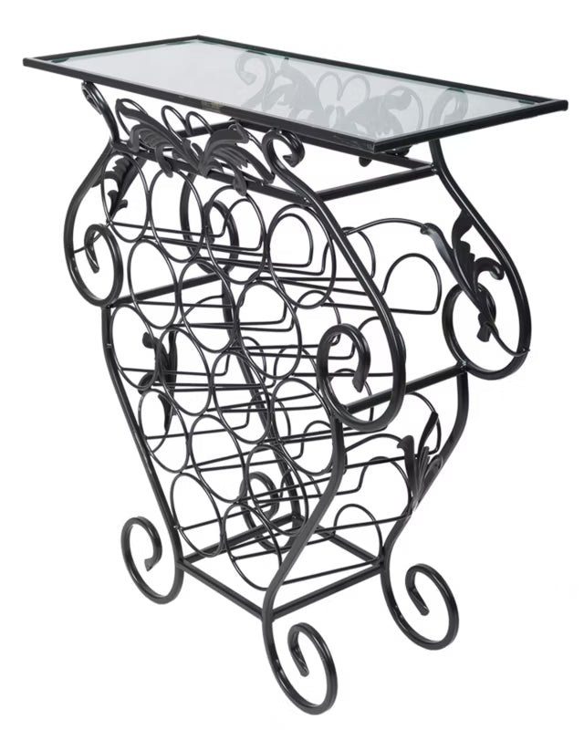 Barvogn Garth 60x22,5x66 cm Sort Metal