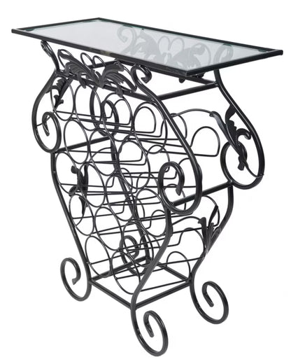 Barvogn Garth 60x22,5x66 cm Sort Metal