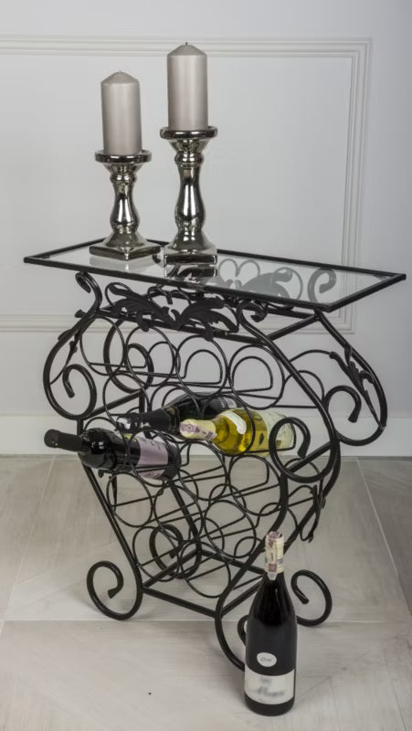 Barvogn Garth 60x22,5x66 cm Sort Metal