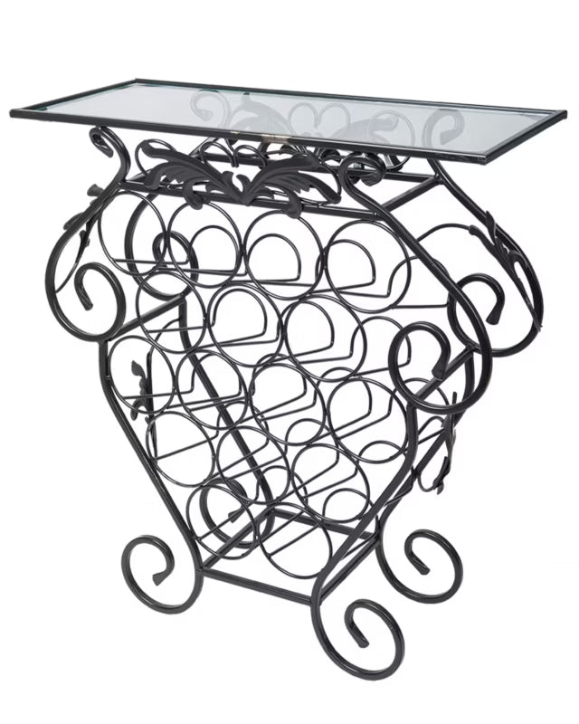 Barvogn Garth 60x22,5x66 cm Sort Metal