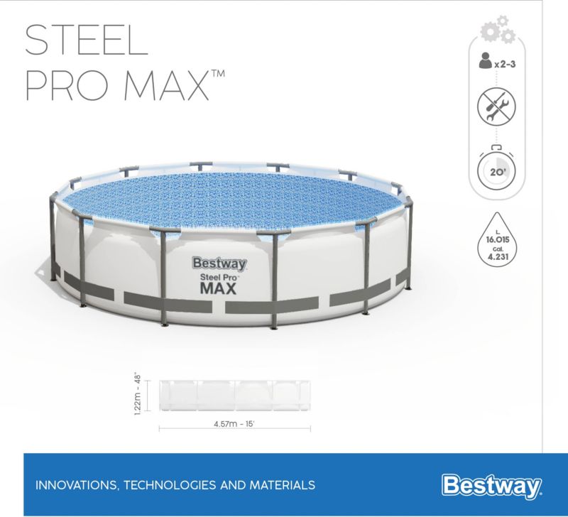 Bestway Steel Pro Max pool 4,57 x 1,22 m 16015 l