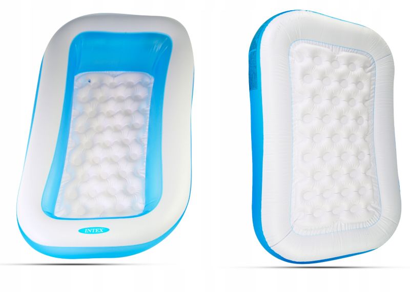 Basen dmuchany Intex 57403 niebieski, prostokątny 166x100x25 cm 1 szt.