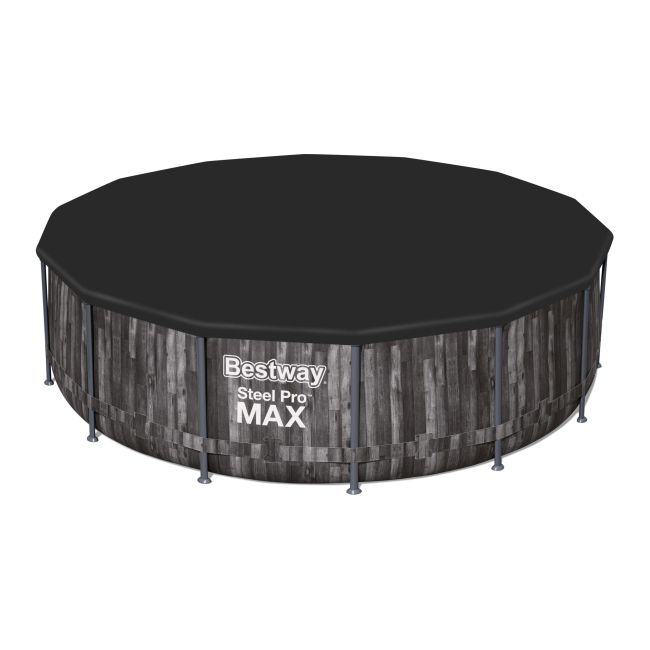Bestway stelpool 4,27 x 1,07 m i murstensdesign