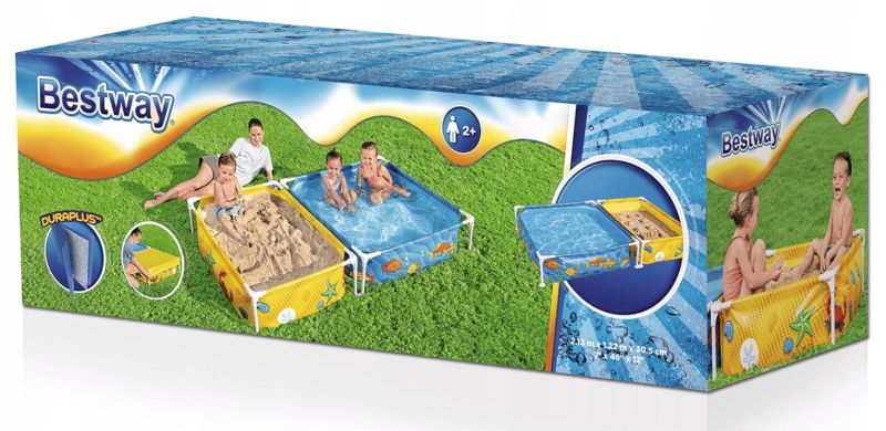 Basen Ogrodowy Bestway Stelażowy z Piaskownicą 2 in 1  My Fi 561CF 2szt