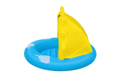 Oppusteligt Bestway Sunny Days børnebassin med solskærm, 97 cm