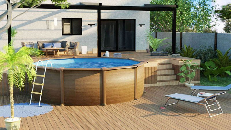 Stålpool Dreampool Pacific 4,6 x 1,2 m