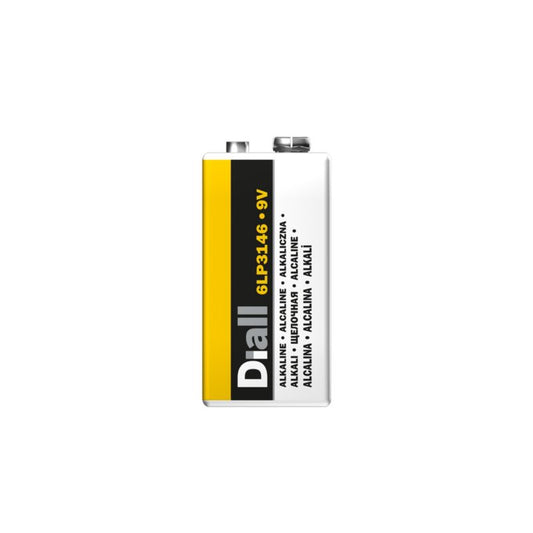 Diall alkalisk batteri 1 x 9 V