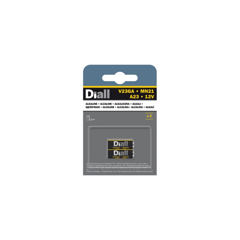 Diall V23GA alkalisk batteri 2 stk.