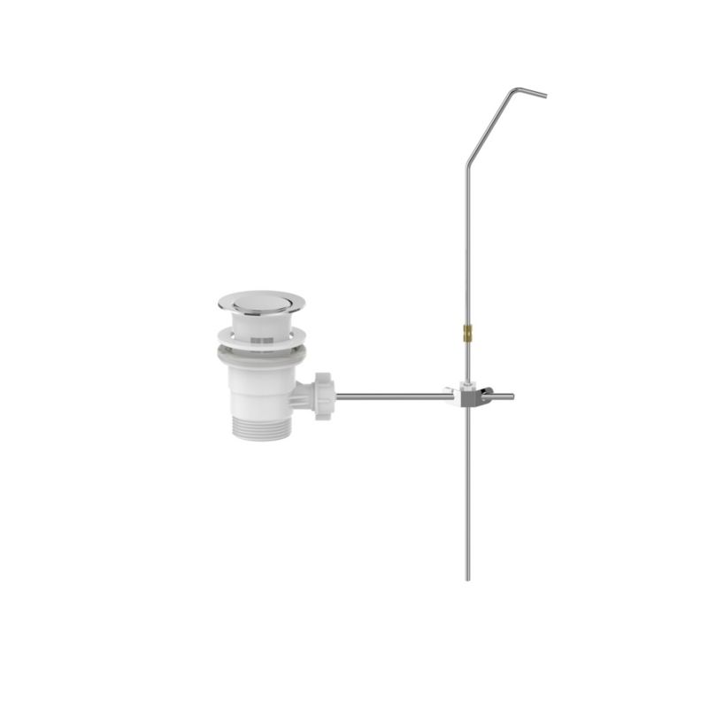 Bidetbatteri Owens Krom 1-Huls med Pop-Up-Afløb 5059340485249