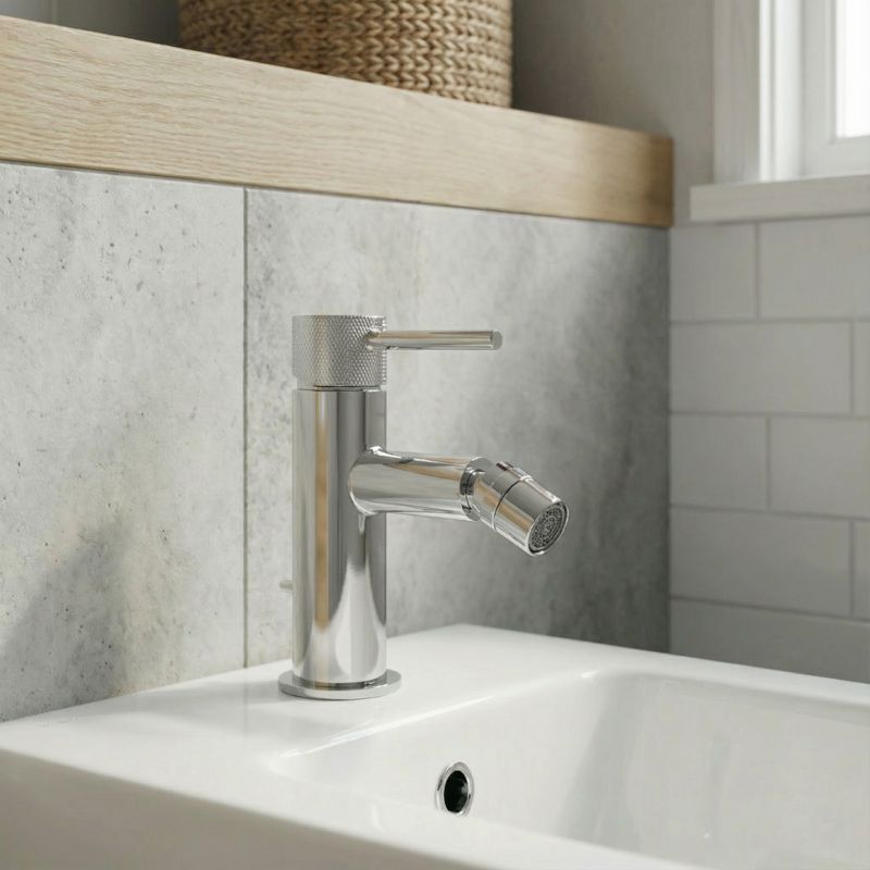 Bidetbatteri Owens Krom 1-Huls med Pop-Up-Afløb 5059340485249