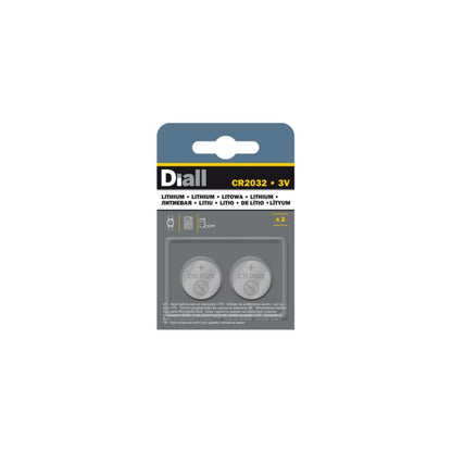 Diall lithium-batteri CR2032, 2 stk.