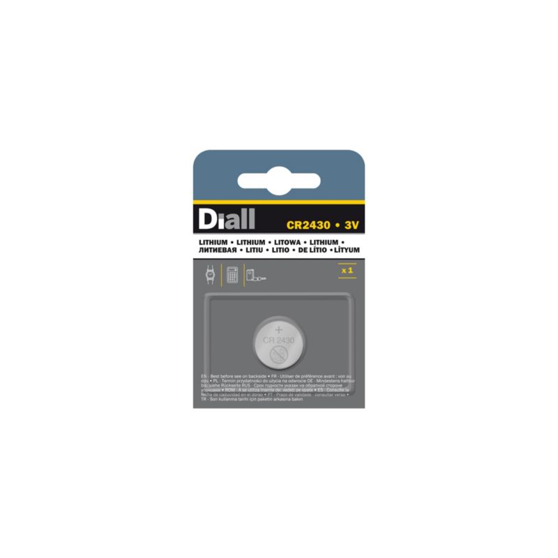 Diall Lithium CR2430 batteri 1 stk.