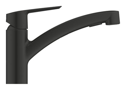 GROHE Start køkkenarmatur med udtrækkelig tud i mat-sort finish