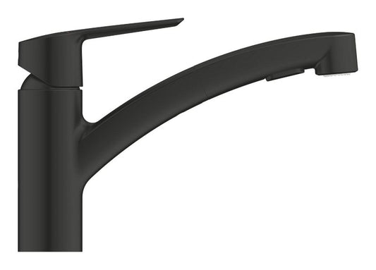 GROHE Start køkkenarmatur med udtrækkelig tud i mat-sort finish