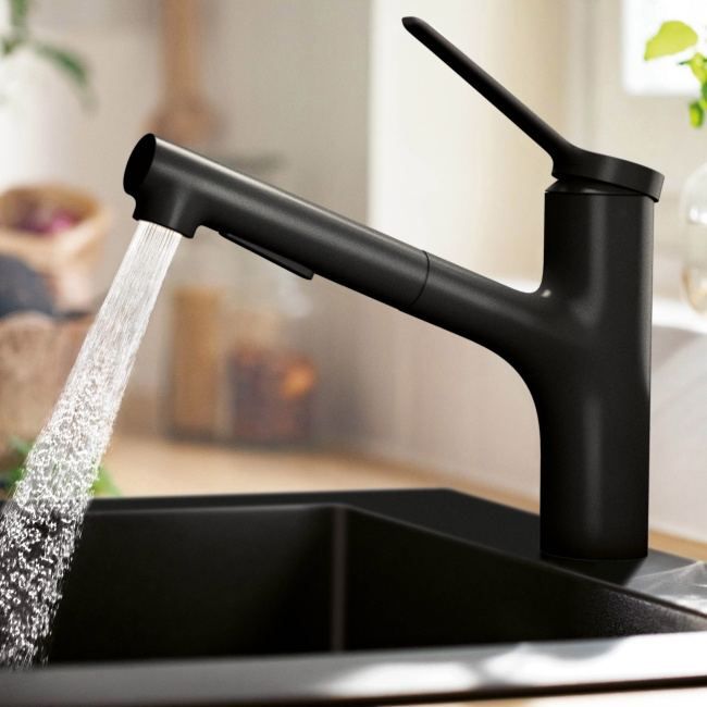Hansgrohe Zesis 150 2J køkkenarmatur i mat-sort